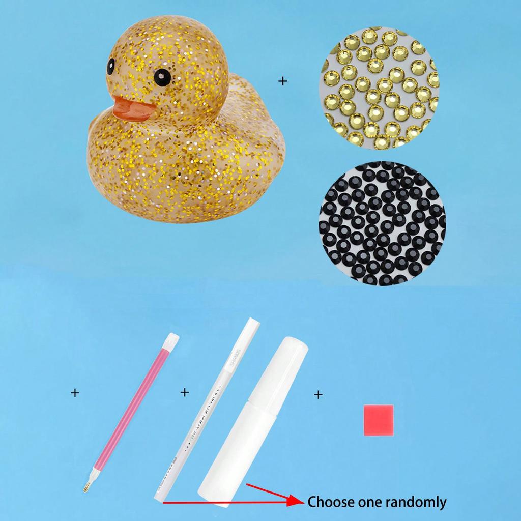 DIY Diamond Tool Duck, Fun Multi-color Handicrafts, Glue Pens, Handmade Decorations