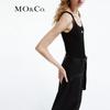 MO&Co. Ribbed Letter Embroidery Strap Vest
