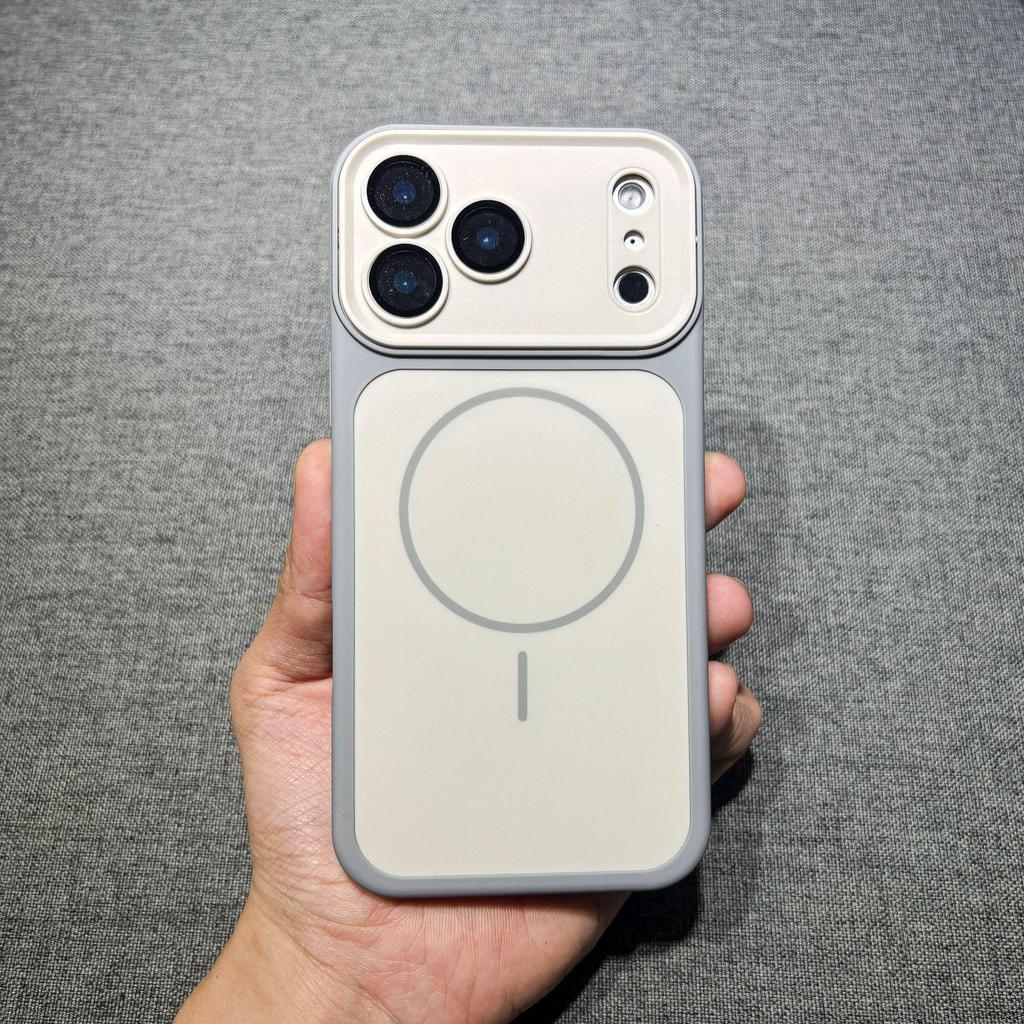 Kompatibel mit Apple 17 Pro/iPhone 16 Pro Max, Magnetische Vollabdeckungs-Silikonhülle für iPhone 15/14 - Weiches Schutzdesign