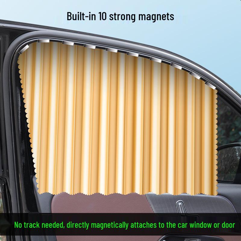 Magnetic Car Sunshade Curtains: Sun Protection & Heat Insulation Privacy Solution