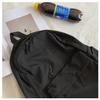 Mochila de Color Sólido Estilo Coreano Para Estudiantes, Mochila Unisex Simple de Gran Capacidad Para Escuela Secundaria y Universidad