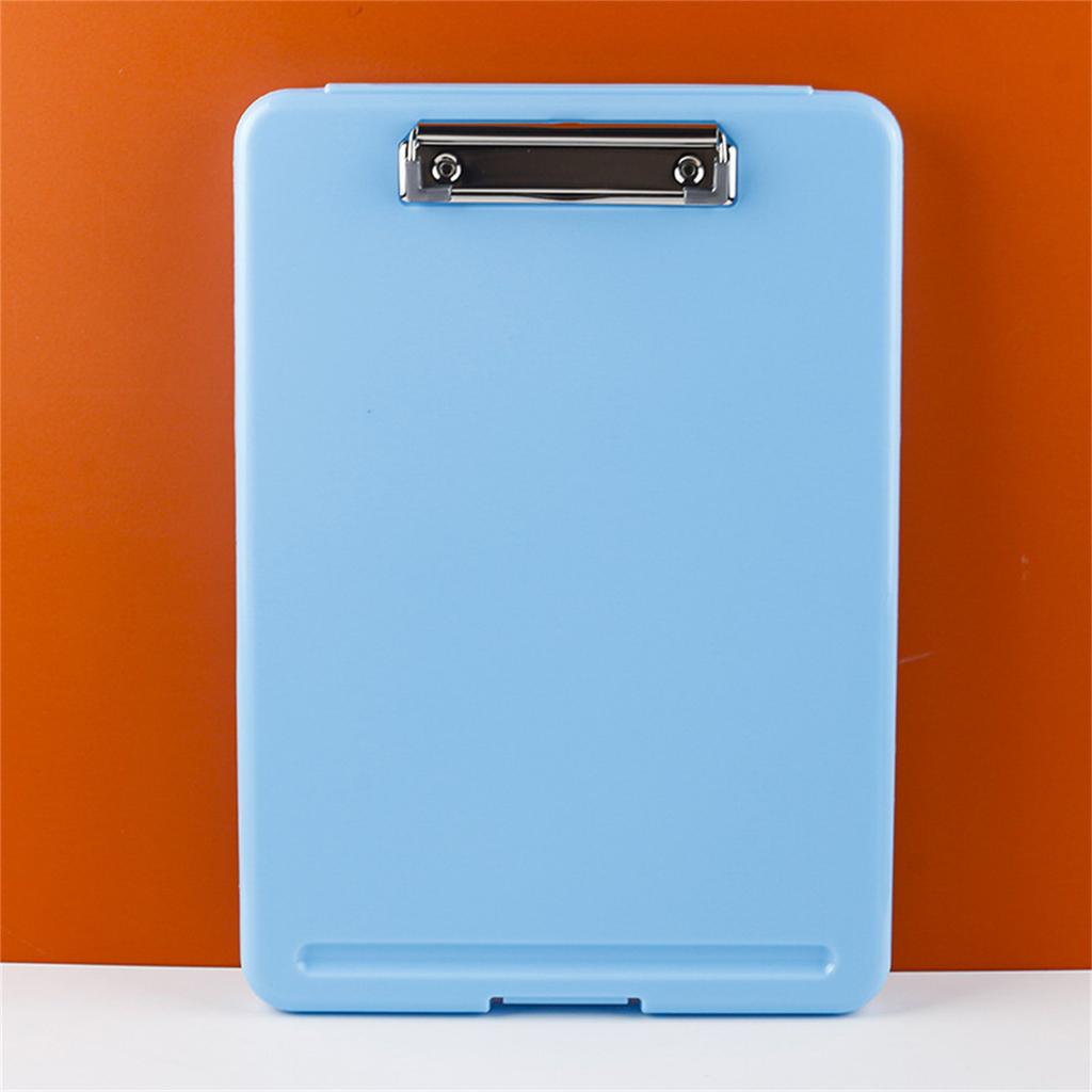Multifunktionale Aktenmappe mit Klemmbrett Wasserdichter Aktenordner Box Büro Schreibblock für Schüler Lehrer Schule