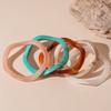 Bohemian Acrylic Bangle Hip Hop Retro Hand Ring Creative Irregular Wide Bracelet  Girls