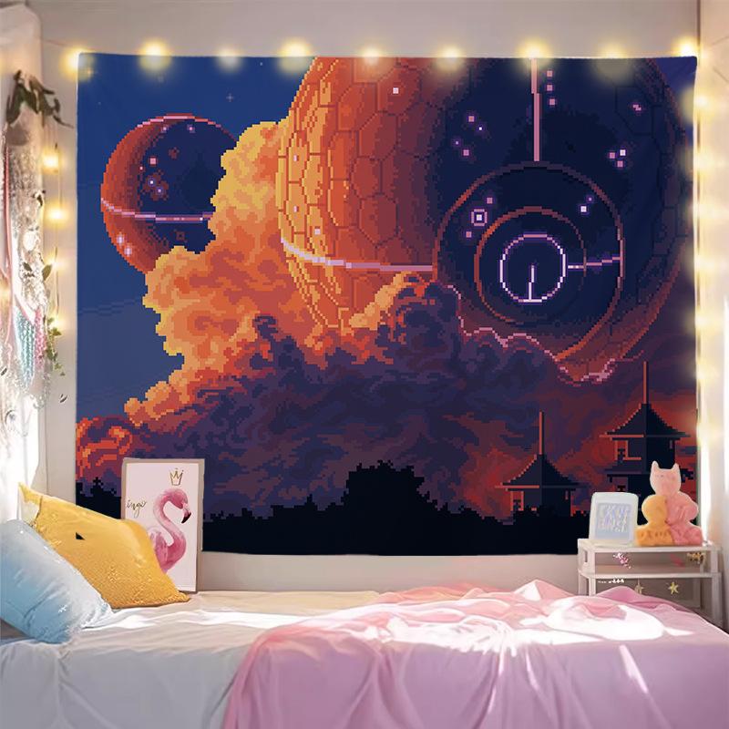 Beautiful Scenery Wallpaper for Rent, Wall Covering for Living Room, Decoration Painting for Room, Background Cloth for Bedroom, Hanging Carpet, Wall