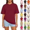 Unisex Farbe Lässiges Mode Oberteil Kurzärmeliges T-Shirt