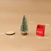 Vánoční figurky Ornament domeček pro panenky Domácí dekorace Jelen Santa Claus Sněhulák