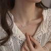PANJBJ 925 Sterling Silver Irregular ShellNecklace for Women Minimalism Fashion Design Trend Sweet Jewelry Gift Dropshipping