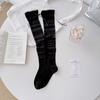 Korean Ballet Style Calf Socks Women's Spring and Summer Kola Stacking Socks Thin Breathable Jk Girl Bow Medium Tube Socks