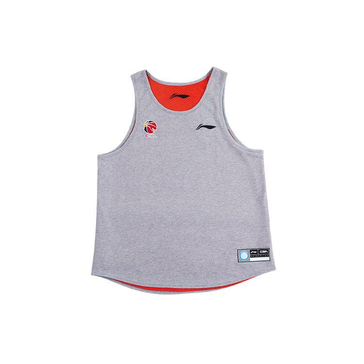 

Li Ning Серия CBA Двусторонний тренировочный жилет Унисекс Жилеты Оранжевый Серый AAYR417-1 XL