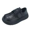 New Girls Princess Leather Shoes Kids Black School Performance Shoes Formal Uniform Versatile Children's Flats Fashion Matte PU