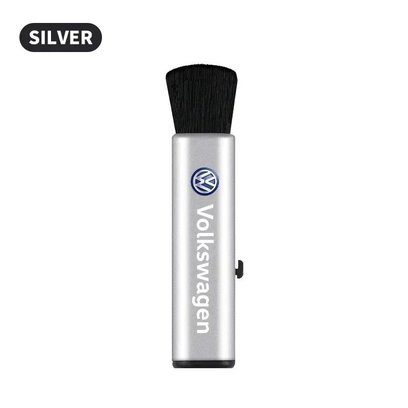 

For VW New Car Interior Cleaning Brush Telescopic Small Soft Brush Accessories For Volkswagen VW Rline Amarok T5 Phaeton Tigua
