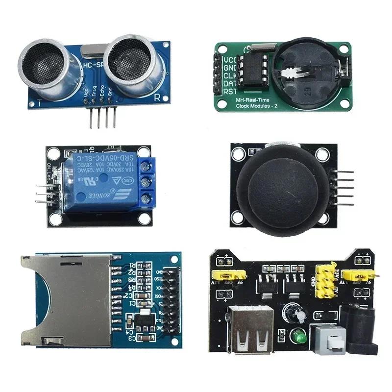 45 v 1 Moduly senzorů 16 druhů Startovací sada pro Arduino Raspberry Pi , Lepší než 37 v 1 s krabičkou DIY UNO R3 MEGA2560