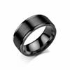 Simple Titanium Steel Matte Ring Men's, Fashionable Couple Ring Niche Plain Ring Stainless Steel Ring Jewelry
