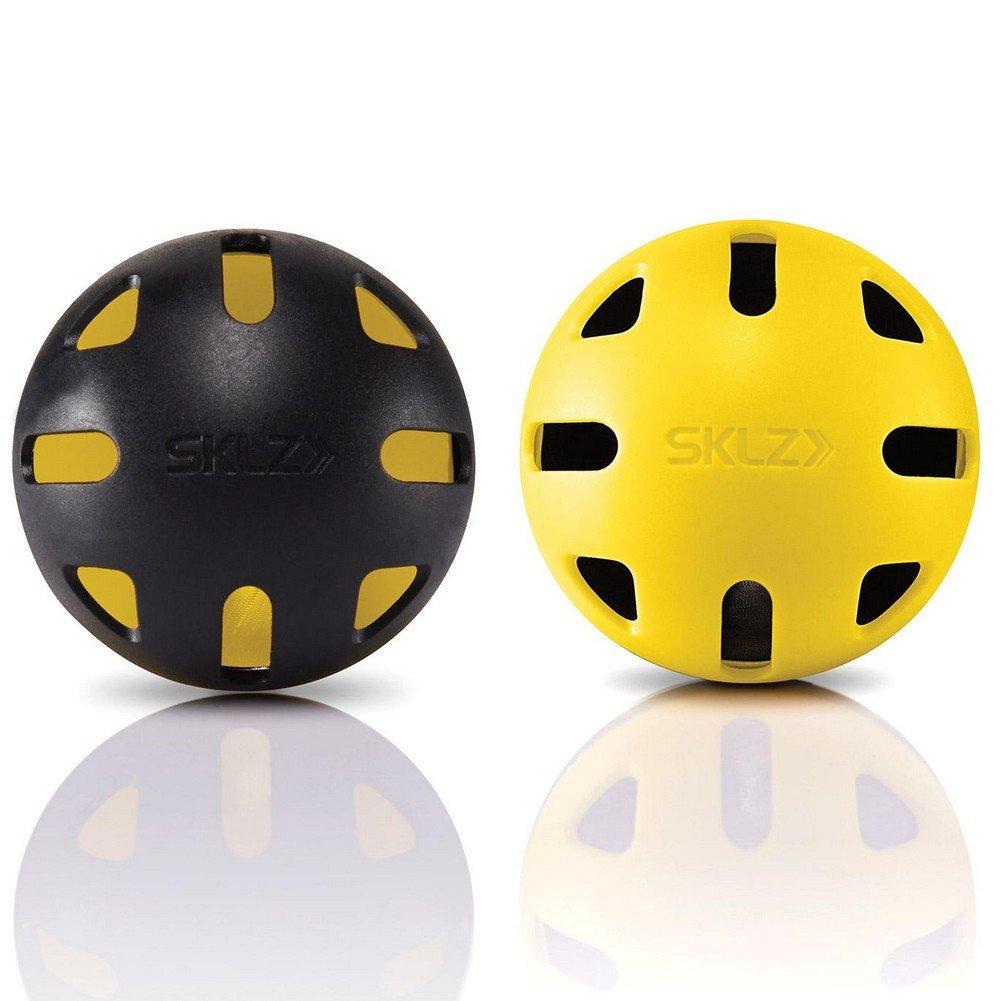 SKLZ Baseball/Softball Practice Balls, Approx. 7cm Diameter, Lightweight 40g, 12-Pack, Highly Durable, Deformable, Non-Flying, for Baseball and Softba