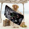 Naruto Character Customize Text Beach Towel Super Soft & Absorbent Portable for SwimmingBeachCamping Travel Beach AccessoriesGym