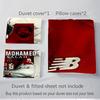 3Pcs Salah'S Liverpool Legacy Bedding Sets For All Sizes New 3D Printed Bed Cover Comforter Duvet Cover Pillowcase Bedroom Decoration