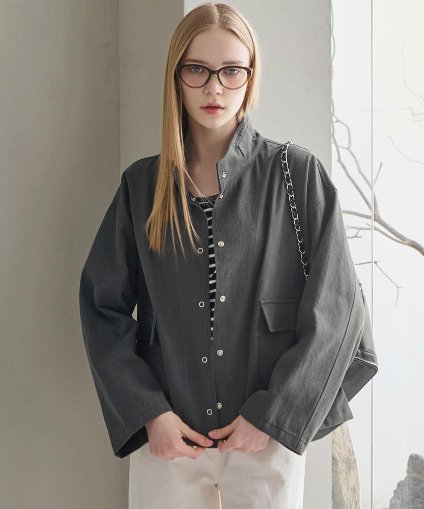 Lusida Haflin Cotton Washed Jacket_2 Colors