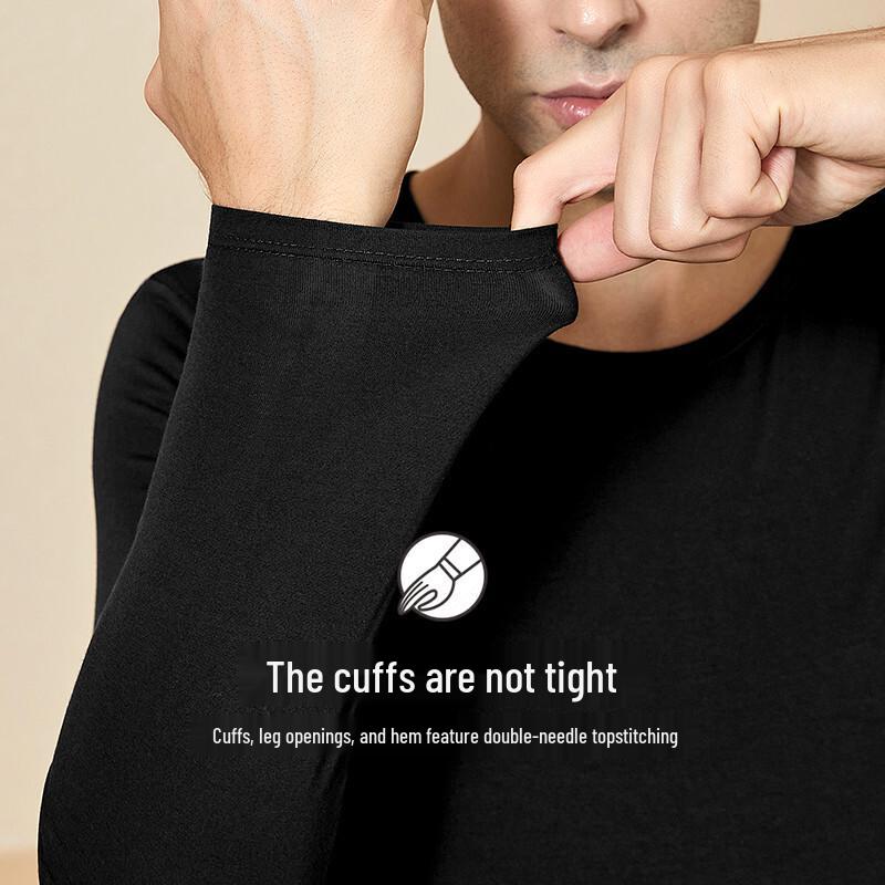 LANGSHA Women's Modal Cotton Lightweight Thermal Underwear Set