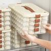 Multi-Layer Dumpling Storage Box Fresh Keeping 1/2/3/4/ Layers Freezer Box Large Capacity Sealed Food Storage Container