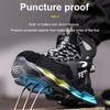 Fashion Work Boots Men Designer New Safety Shoes Men European Standard Steel Toe Shoes Anti-smash Anti-stab Indestructible Shoes