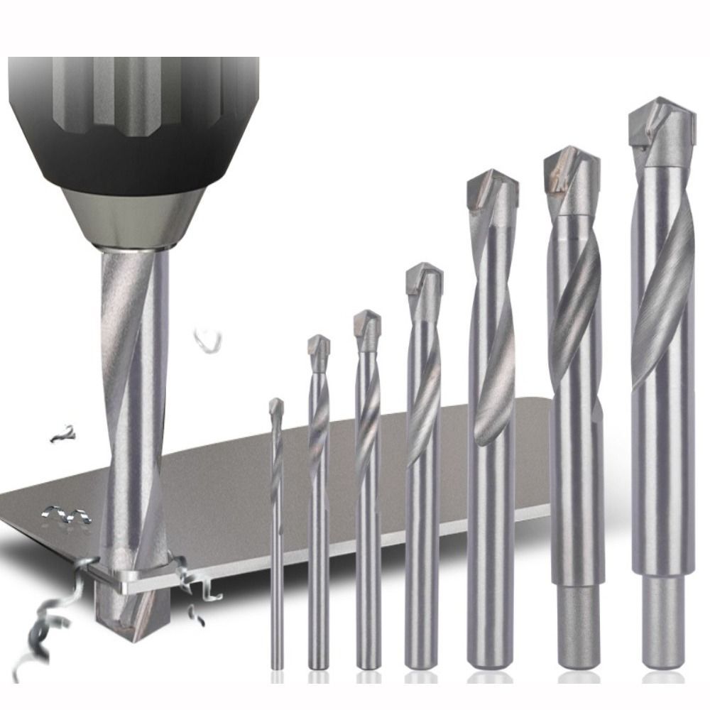 Metalworking Bit Carbide Drill Bits Practical Metal Milling Cutter Hole Cutter Multifunctional Twist Drill Bit Drilling Tools