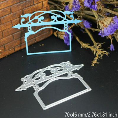 Door Sign Frame Cutting Dies Metal Stencil DIY Scrapbooking Album Paper Card Embossing Craft Die Cut Banner