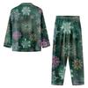 Ladies' Christmas Printed Long Sleeved Long Pants Casual Home Set