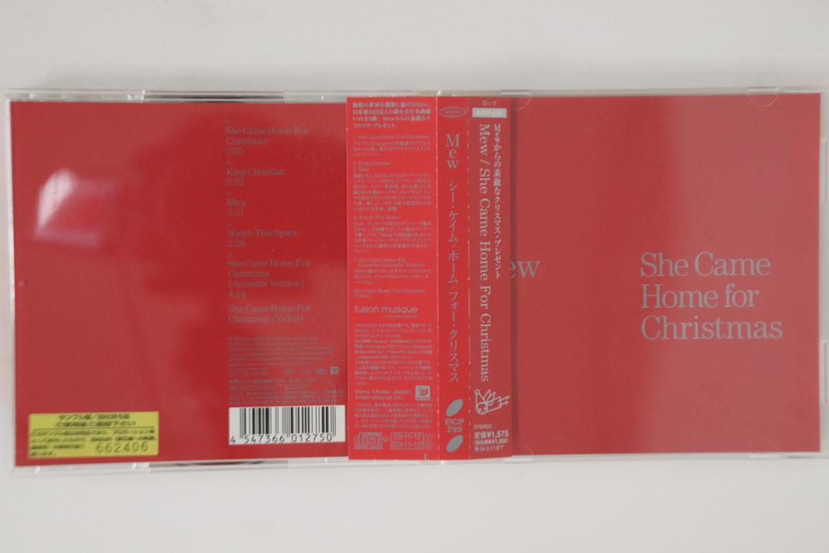 

CD MEW - She Came Home For Christmas EICP299PROMO EPIC 2003 Japan Obi Rock Used