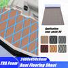 2400X450X6mm EVA Foam Decking Sheet Anti-Skid Boat Deck Self-Adhesive Yacht Flooring Pad Anti-fatigue Mat Luxury Diamond Shapes