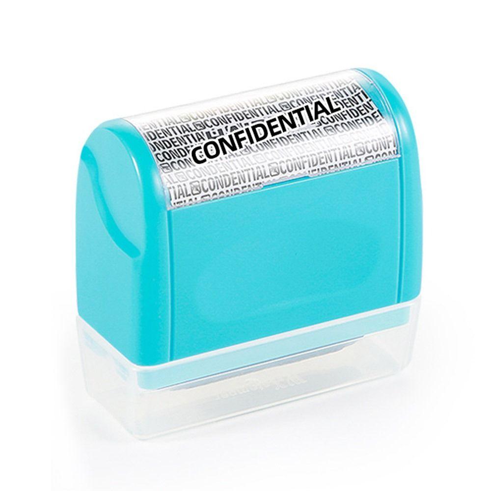 Durable Roller Identity Protection Stamps Safety Portable Confidential Stamp Privacy Protection ID Security Stamp