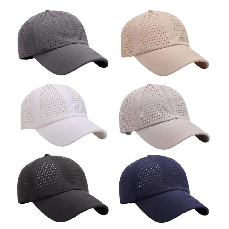 Ventilated Sport Sun Hat Quick Dry Fabric Unisex Adjustable Outdoor Hat 6 Color Variants