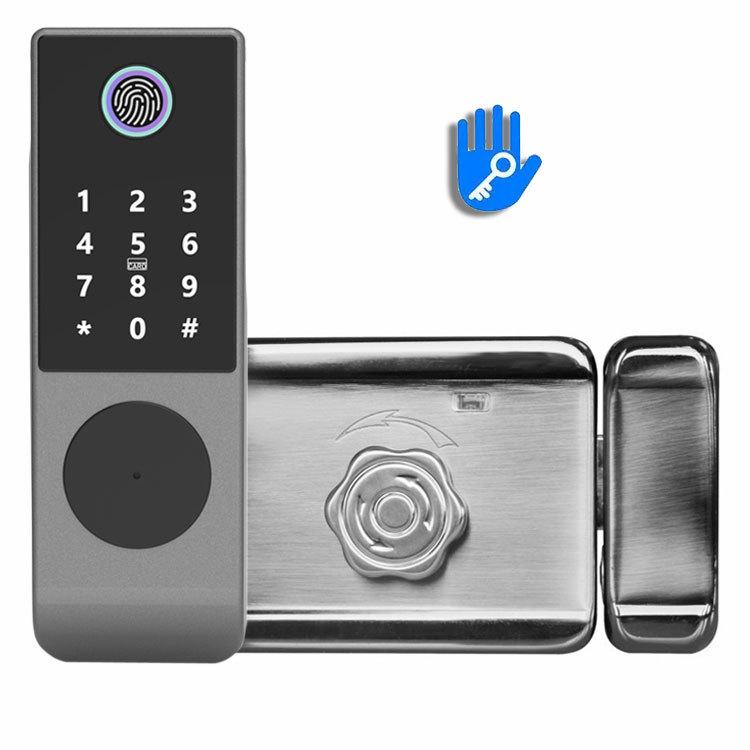 Waterproof Outdoor Smart Fingerprint Door Lock with Password Compatibility