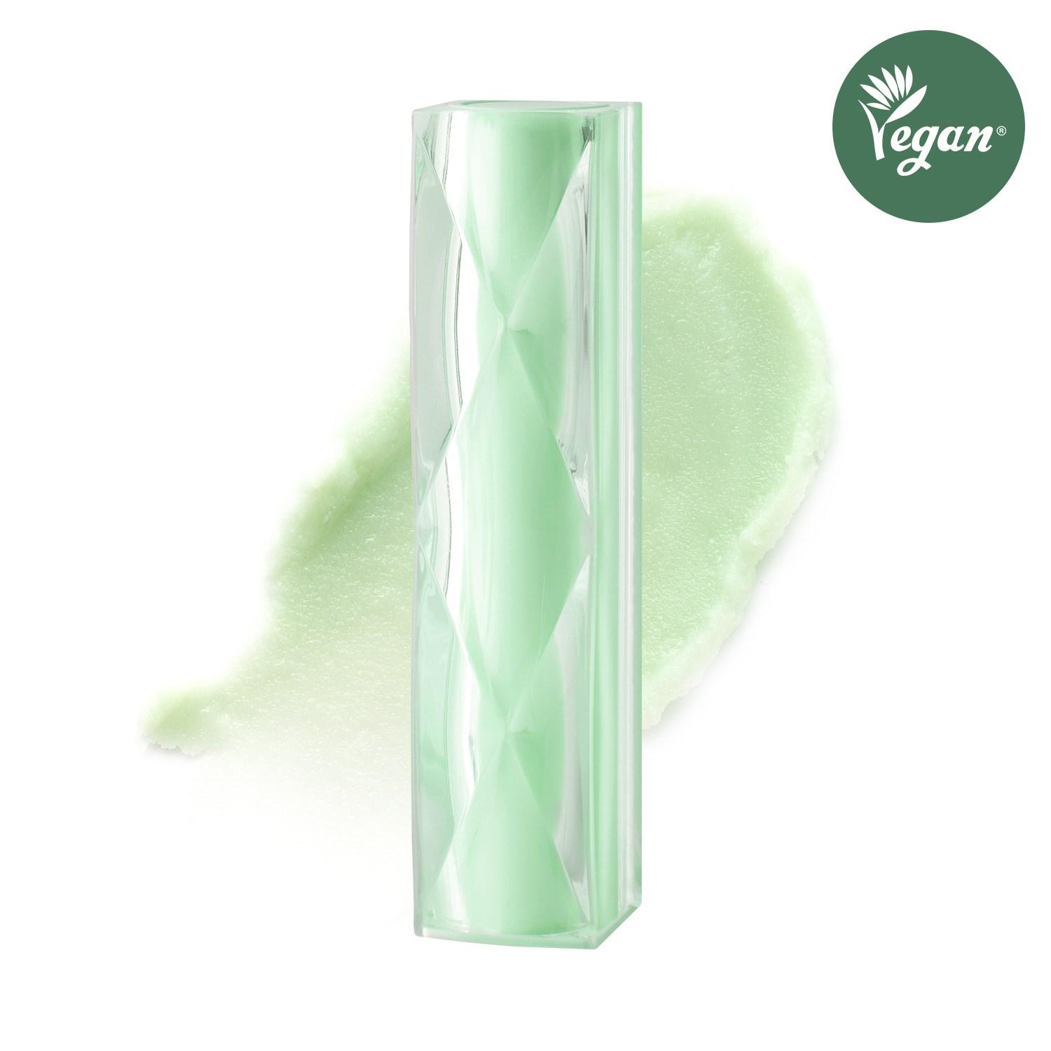 YNM Vegan Lip Balm, Natural, Cruelty-Free, Fragrance Free, Moisturizing and Nourishing with Centella 4g × Fresh Green