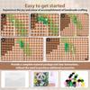 Latch Hook Kits for Adults Beginners Cute Animal Latch Hook Pillow Kit with Yarn Embroidered Fabric for Home Sofa Decor 17x17