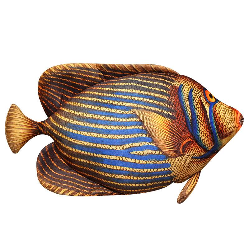 1ks 50-110CM Simulace Ryba Plyšové Hračky Skutečný Život Mořská Ryba Polštář Vycpané Měkké Zvíře Polštář Kreativní Dárek pro Domácí Mazlíčky