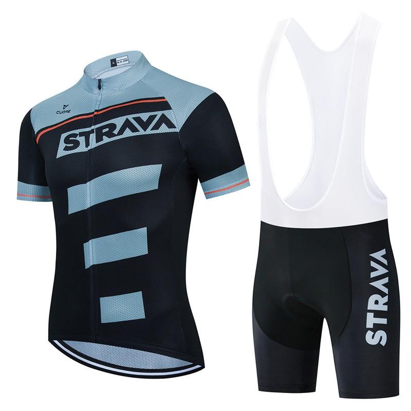 Men Women Cycling Jersey Set Short Sleeve Breathable Mountain Bike Apparel Riding Kit