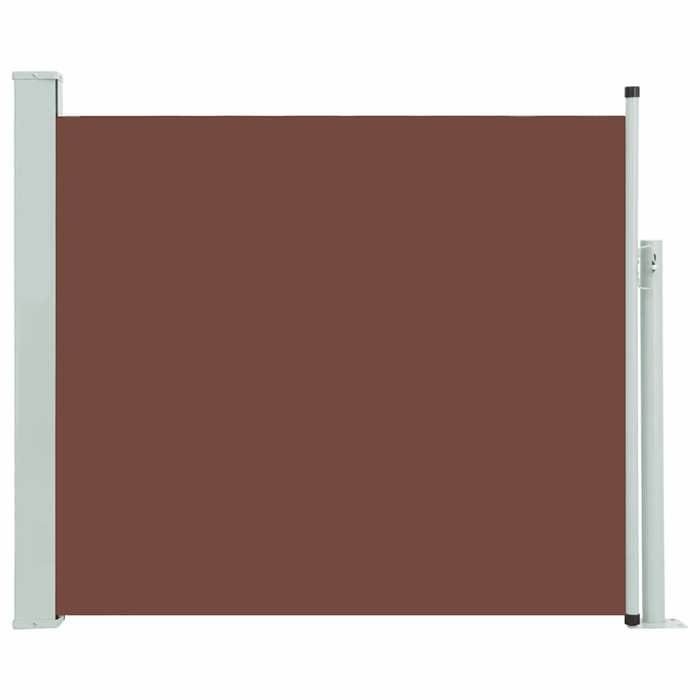 VidaXL Auvent Latéral Rétractable de Patio Store Latéral Brise-vue Abri Soleil Jardin Terrasse Balcon Exterieur Résistant 48375