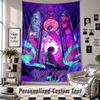 Custom Tapestry Wall Hanging, Undertale Personalized Name Text Home Wall Decor