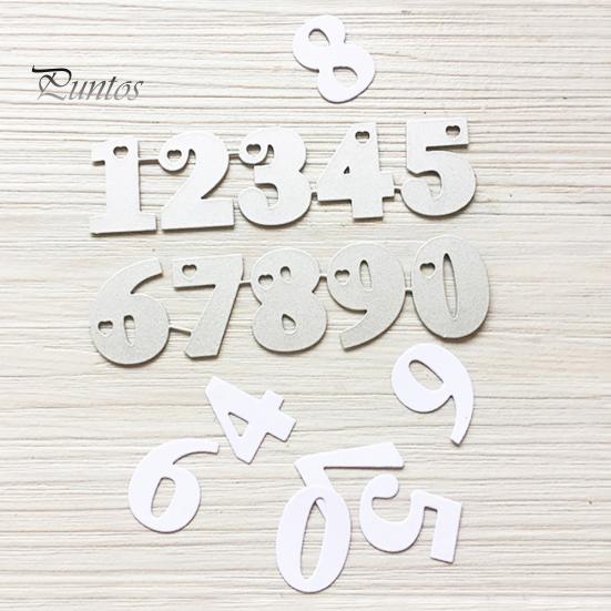 

0-9 чисел, вырубные штампы, сделай сам, скрапбукинг, бумажные карты, декор, перфоратор, трафарет