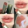 11g Schimmerndes Schwarzes Lippenstift Transparent Spiegel Wasser Lippen-Gloss Aufpolsternd Wasserdicht Nicht-haftend Tasse Nude Klares Schwarzes Lippen-Tönungs Make-up