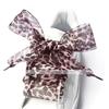 4 Cm Widen Leopard Chiffon Organza Shoelaces 110/130/160 Cm Length Bowknot Sneaker Sport Shoes White Shoes Laces
