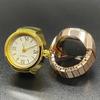Vintage Ring Watches Mini Elastic Strap Ring Fashion Quartz Watch Rings  Jewelry