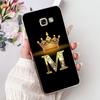 Case For Samsung Galaxy A5 2017 A520F Bumper Cover Samsug A5 2016 A510F Initials Letter Pattern Soft TPU Silicone Transparent