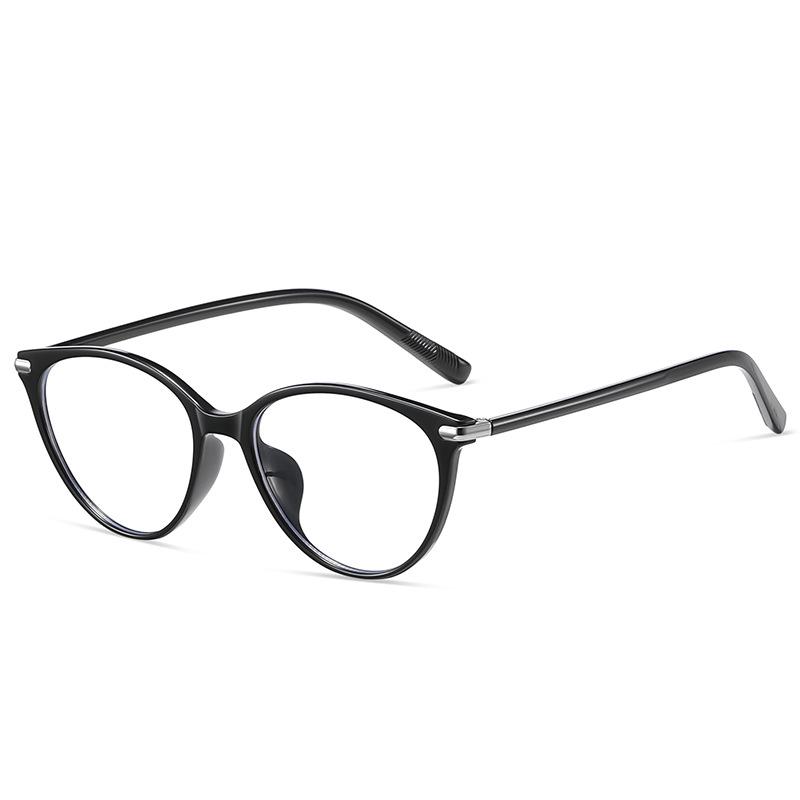 2026 Retro Cat Eye Blue Light Blocking Glasses - Fashionable Literary Commuting Frame 10708