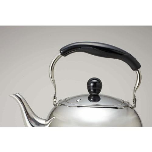 Pearl Metal Kettle, 3.0L, Induction Compatible, Stainless Steel, Moon Drops, H-1723