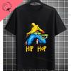 Lustiges Breakdance Grafik-T-Shirt Mit Breakdance-Buchstabendruck 100% Baumwolle Kurzarm Rundhalsausschnitt Design Für Freizeitkleidung