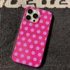Purple Round Wave Dots Ins Popular Phone Case For Iphone 13 17 12 Pro Max 11 15 14 16 17Air Shockproof Coque Soft Cases