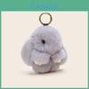 Charmante Pluche Konijnenbont Sleutelhanger Hangende Hanger Voor Elegante Meisjes Cadeau-ideeën