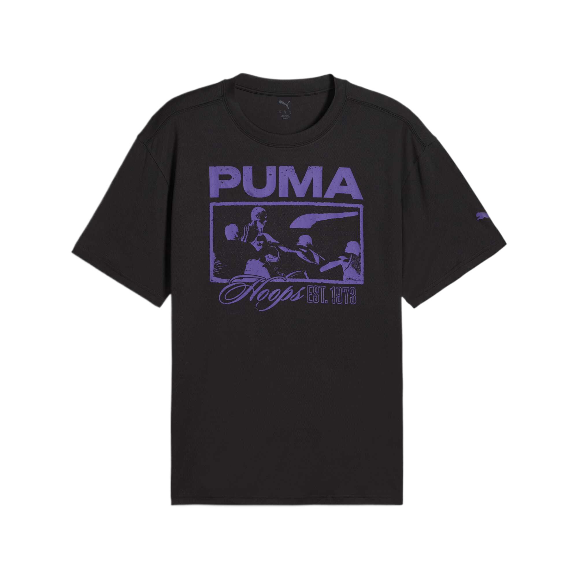 

PUMA Color Block Lightweight Short Sleeve T-Shirt Men tops Black 685441-02 L