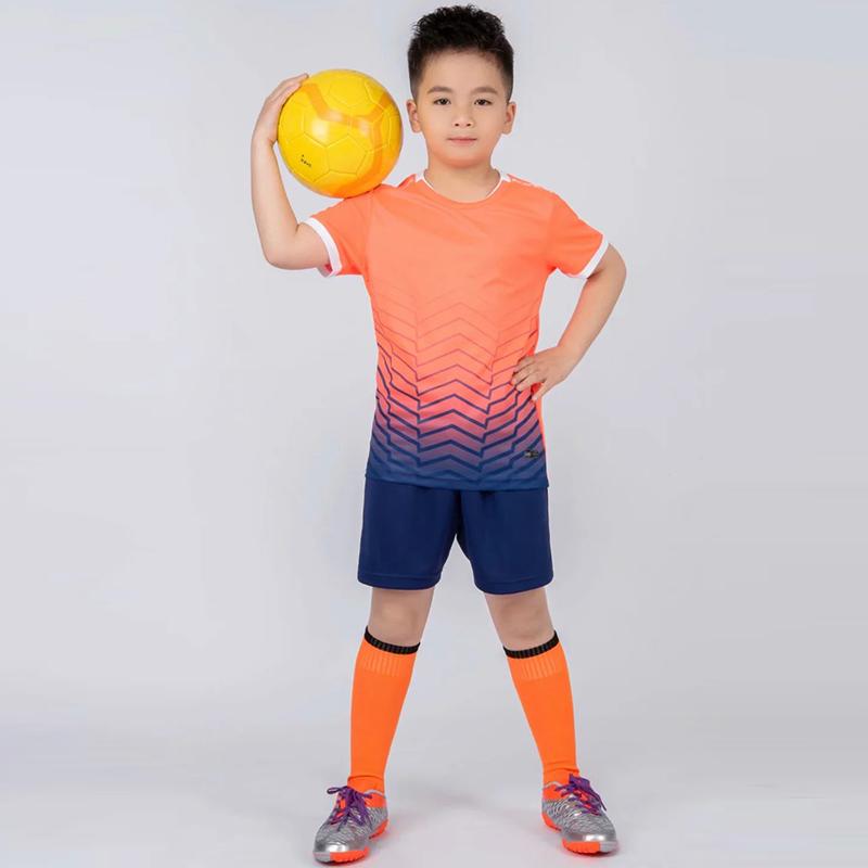 Kids Soccer Jerseys Sets Boys Girl Football Uniform Football Jersey Sportswear Soccer Kids Jersey Sport Set 3XS